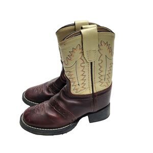 Cody James Todler Leather Cowboy Boots sz 7 D